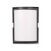 Aplique 1 Luz Difusor Pared Paris Ap190 Vidrio Curvo Apto Led