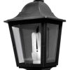 Aplique Exterior Farol E27 Siena 2 Negro 3 Caras Fuinyter