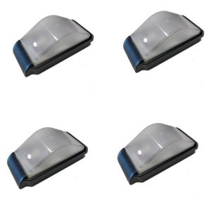 Aplique Pared Farfon 1 Tortuga Moderno P/ Exterior Pack X 4