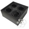 Aplique Plafon Techo Cardánico Ar111 Box 4 Luces Apto Led