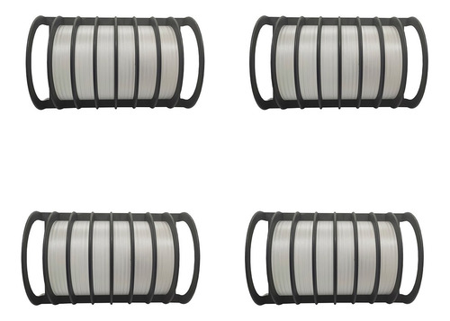 Aplique Pvc Esmerilada Reja Apta Exterior Niza 2 Pack X 4