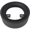 Aplique Semiembutido 1 Luz Ar111 Gu10 Redondo Negro