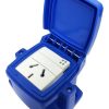 Caja Capsulada Exterior Punto Y Toma 10 Amp Exultt