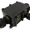 Caja Estanca Ip65 3 Pines Protección Uv X1 Entrada X2salidas