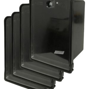 Caja Medidor Monofasico Lisa Sin Reseteo Variplast Pack X4