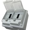 Caja Para Termicas 4 Bocas Ip54 Pilar Variplast Pack X2