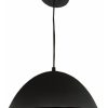 Colgante De Pvc Ø260mm E27 (apto Led) C122 Negro Ferrolux