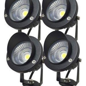 Estaca Jabalina Led Cob 7w Para Exterior Luz Pack X 4