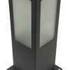 Farol De Piso Garden Exterior Cuadrado 30cm Apto Led E27