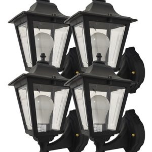 Faroles Colonial De Pared 4 Caras E27 Ideal Jardin Pasillo
