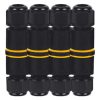 Ficha Empalme Ip65 Prensacable Y Bornera Pack X 4