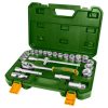 Juego De Dados Mecánicos Encastre 1/2 - 25piezas Jadever