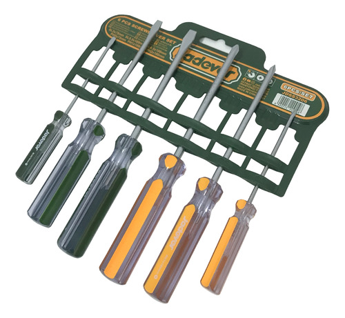 Juego Set Destornilladores 6 Piezas Jadever Jdss3206
