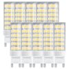 Lámpara Bipin G9 Led Potencia 6w Macroled Pack X10