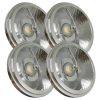 Lampara Led Ar111 10w Apertura 24º Blanco Neutro Pack X4