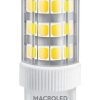 Lampara Led Bipin G9 4.5w Macroled 220v Blanco Cálido