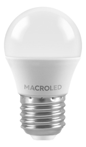 Lampara Led Gota Blanco Calido G45 6w Macroled Rosca E27