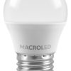 Lampara Led Gota Blanco Frio G45 6w Macroled Rosca E27