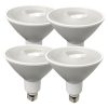 Lámpara Led Par38 18w E27 Luz Calida Intemperie Pack X4