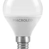 Lamparas Gota Led 6w E14 Mignon Fría 6000k Macroled
