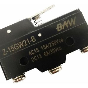 Microswitch Por Pistón Mediante Palanca Corta Z-15gw21-b