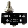 Microswitch P/pistón De Acero, Fijación C/tuercas Z-15gq-b