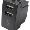 Modulo Doble Usb 3a Teclastar Piano Quadra Minimal