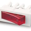 Módulo Pulsador Siglo Xxi 220v Ca 10a Cambre 6906 Rojo