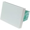 Modulo Pulsador Tecla Doble Blanco Cambre Bauhaus