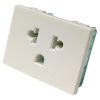 Modulo TOMA EURO-AMERICANO -250V-10/15 Amp