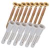 Pack 70 Tornillos + 70 Tarugos P/ladrillo Jadever Jdxt2b01
