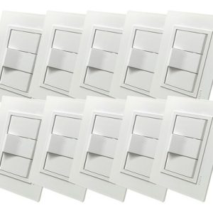 Pack X10 Llaves De Luz Armada Completa 1 Punto Exultt