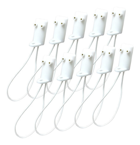 Pack X10 Zocalos Flexible Con Chicote G13 Apto Tubo Led T8