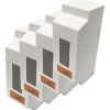 Pack X4 Cajas Para 2 Termicas Superficie Sin Puerta Tablero