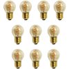 Pack X 10 Lámparas 3w Filamento Led Golden Macroled