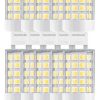 Pack X 10 Lamparas Led 9w Bipin G9 Macro 220v Blanco Cálido