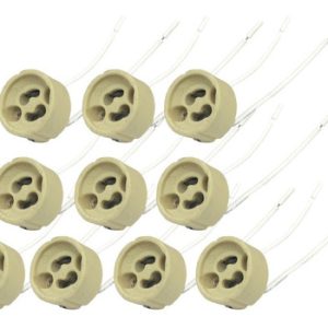 Pack X 10 Zocalos Gu10 220v Para Dicroicas Ar111 Ceramica