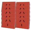 Pack X 10un Tomacorriente C/tierra 10 Amp 7604 Cambre Rojo