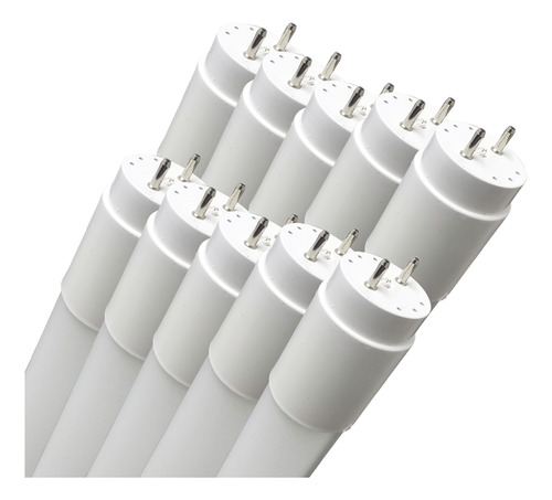 Pack X 10un Tubo Led 18w Vidrio 36w 120cm Luz Fria Macroled