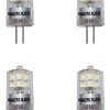 Pack X 4 Bipin Led 2w G4 Luz Calida 3000k 12v Macroled
