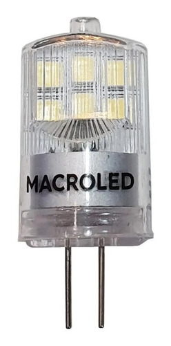 Lampara Bipin Led 2w G4 Luz Fria 6000k 12v Macroled