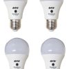 Pack X 4 Lampara Led 11w Sensor Dia Noche Fotocelula Baw