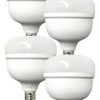 Pack X 4 Lamparas Led High Power 40w E27 Luz Calida Baw