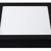Panel Plafon Led 24w Cuadrado Negro Aplicar 6500k Macroled