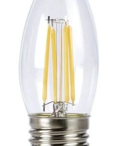 Vela Led Filamento Fria 4w = 40w E27 Macroled 6000k