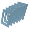 Pack X 6 Tapas De Luz Celeste Cielo Teclastar Linea Quadra