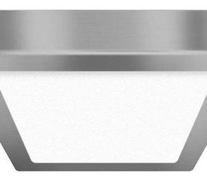 Panel Led 24w Plafon Frio Cuadrado Acero Platil Macroled