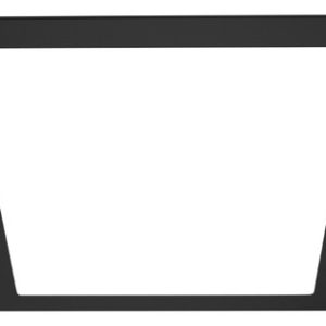 Panel Led Embutir Cuadrado Negro 24w Luz Neutra Macroled