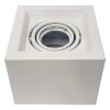 Plafón Spot Aplique Techo 1 Luz Cardanico Para Dicro Led