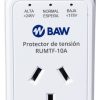 Protector De Tensión 2200w Toma 10amp Baw